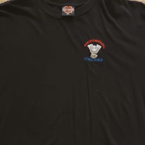 Harley Davidson Vintage V-Twin Mens Black Shirt